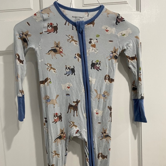 Angel Dear Dog Print 2 way zipper Pajamas 18-24 month - Picture 1 of 4